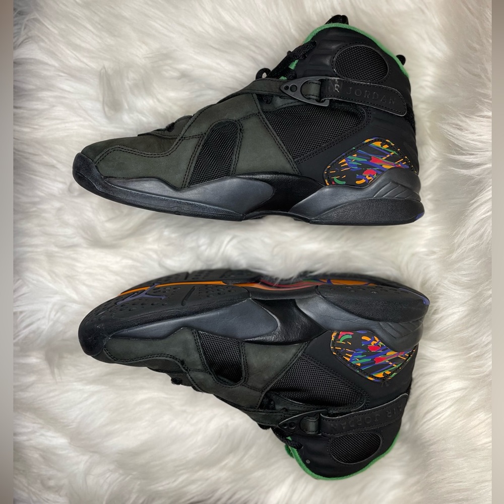 Mens Jordan 8 Retro Tinker Air Raid Sneakers Shoes Size 9 - Picture 6 of 13